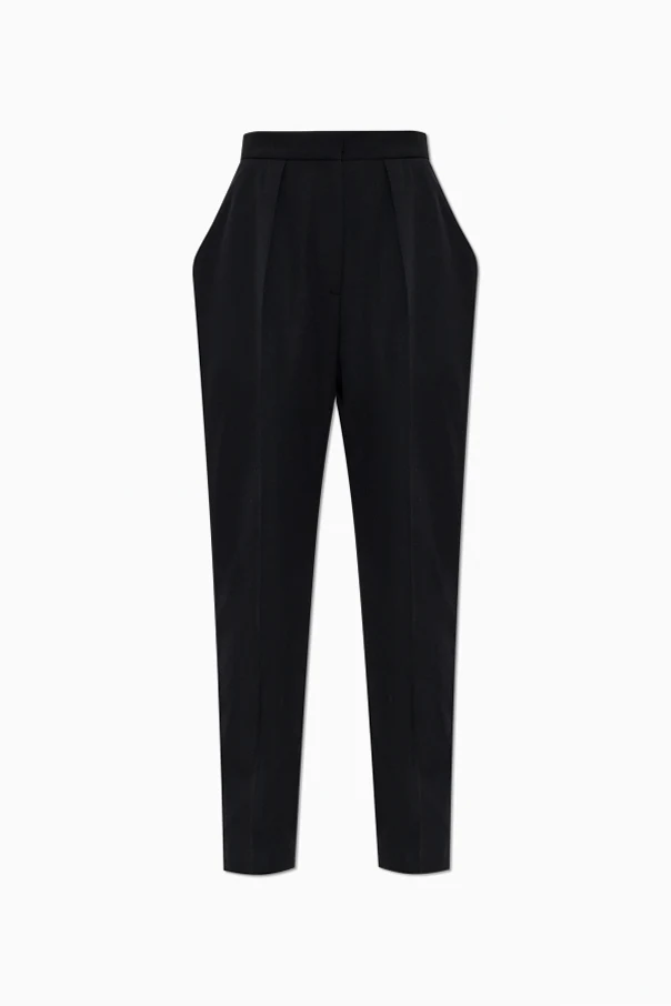 BLACK Creased pants