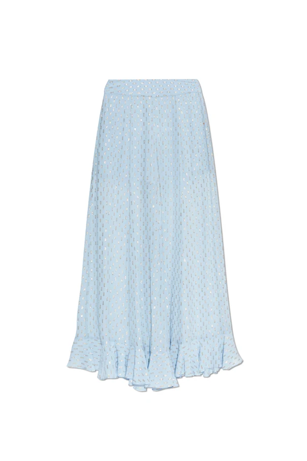 HELLBLAU Hose mit Lurex-Faden