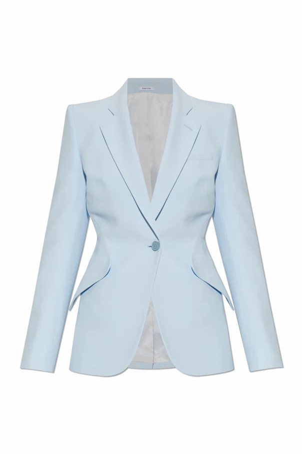 HELLBLAU Blazer mit Schulterpolstern