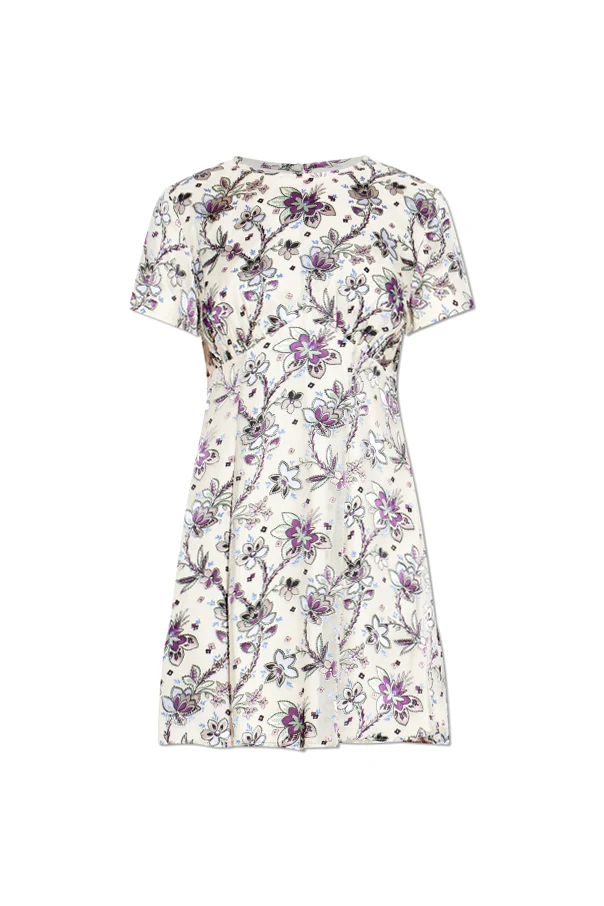 CREME Kleid mit Blumenmuster