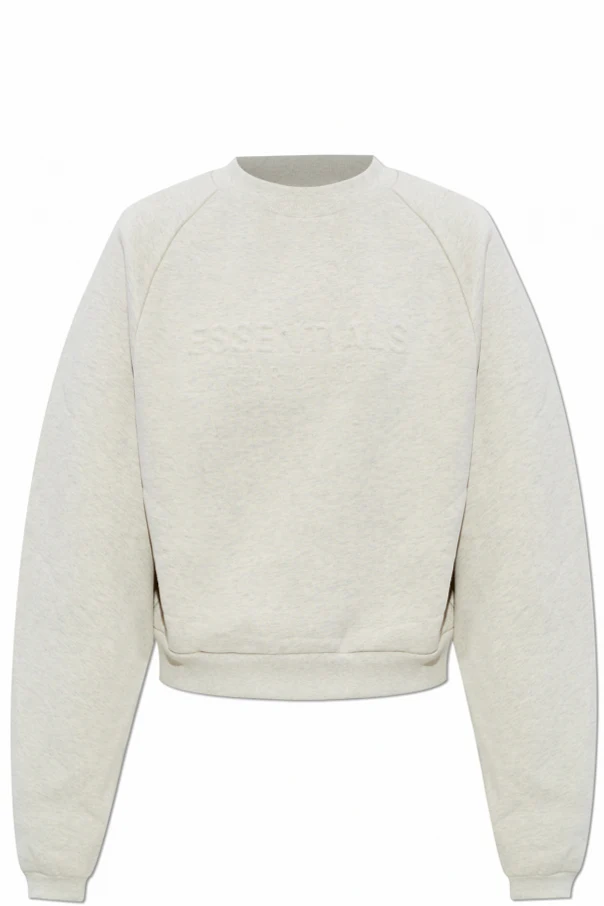 cream Sweatshirt with logo