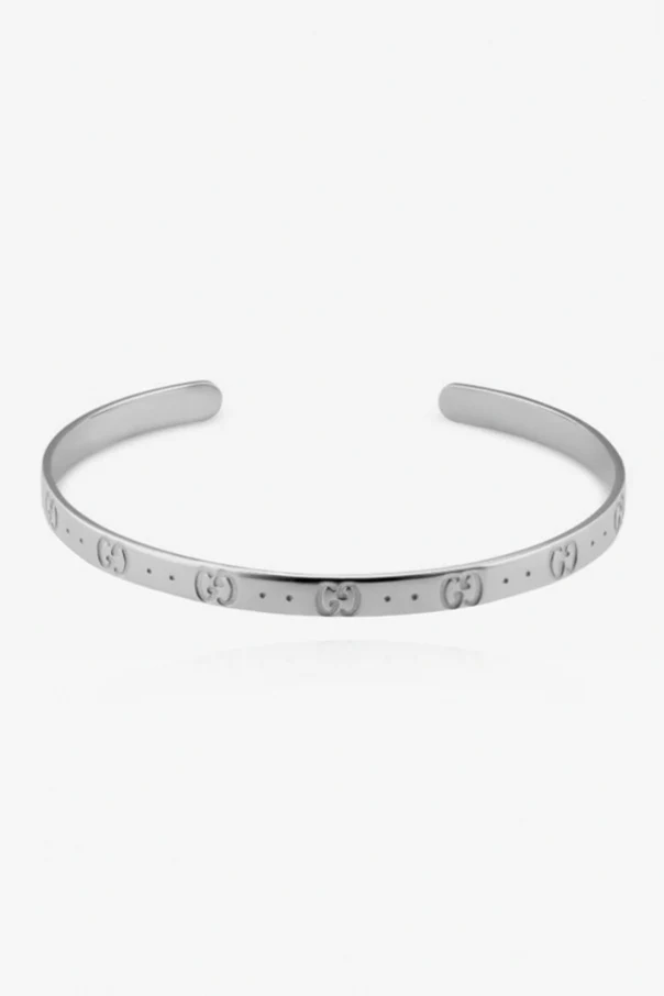 SILVER Gold bracelet with logo