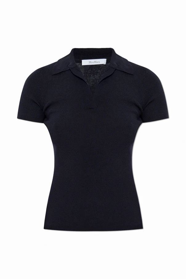 GRANATOWY Polo `Albero`