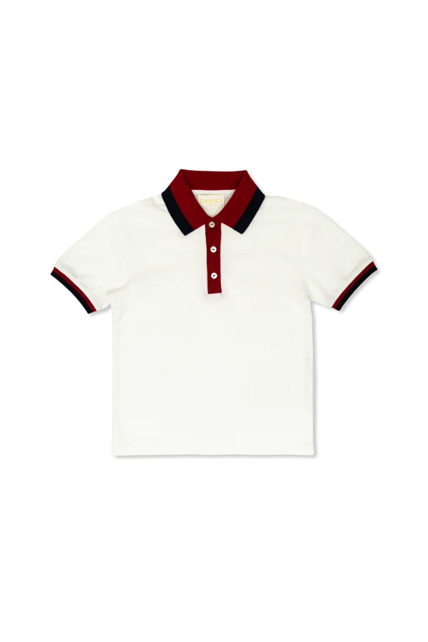 WHITE Cotton polo
