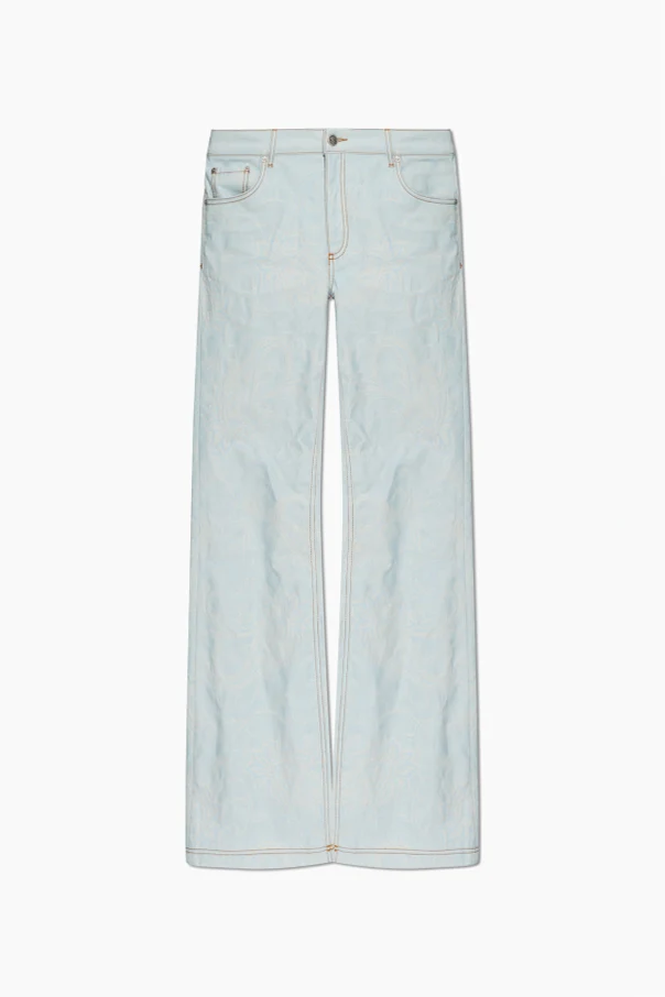 light blue Wide-Leg Jeans