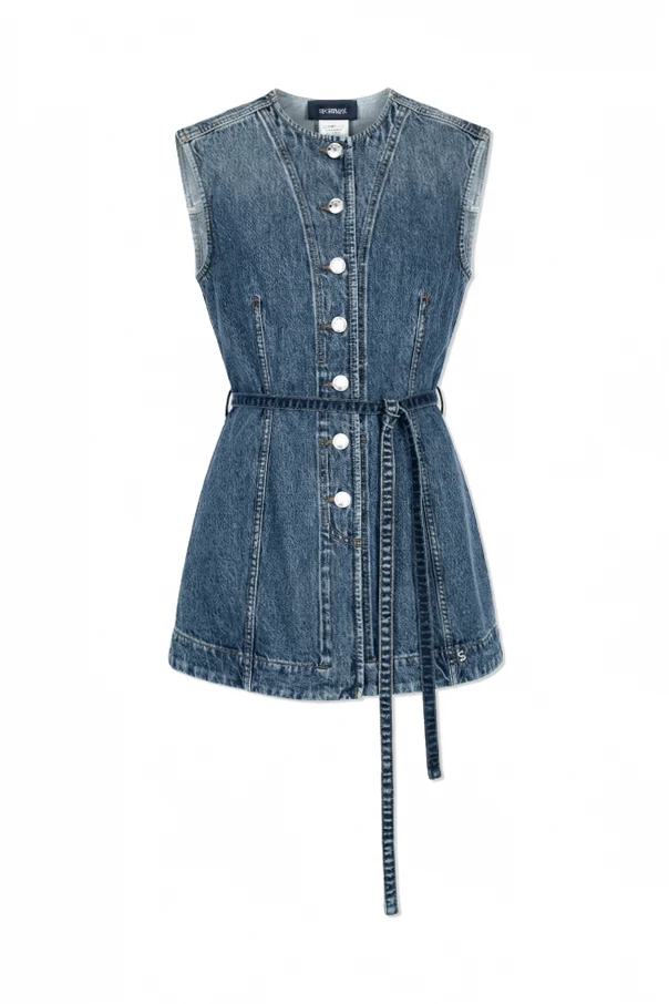 NIEBIESKI Jeansowa kamizelka `Dominio`