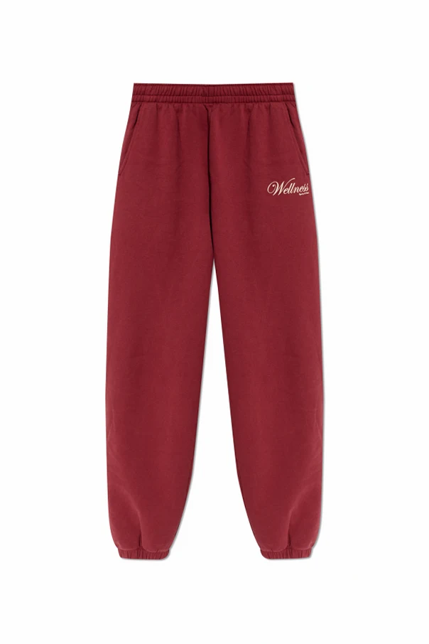 BURGUNDY ‘Central Park Drop’ sweatpants