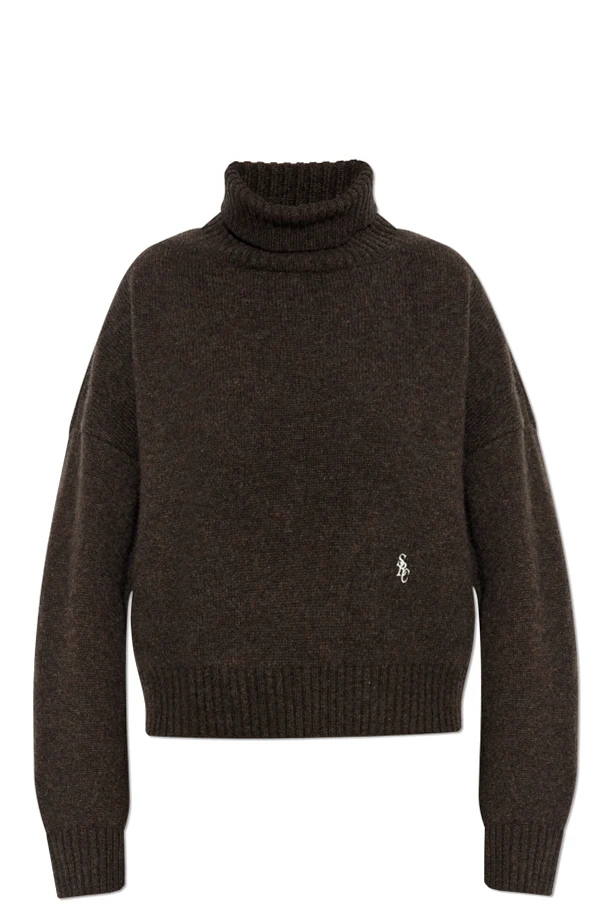 BROWN "Farmhouse Drop" sweater