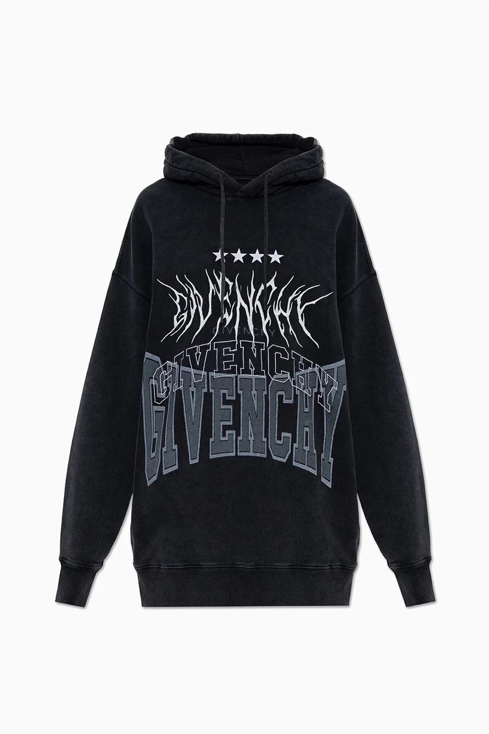 Patterned hoodie