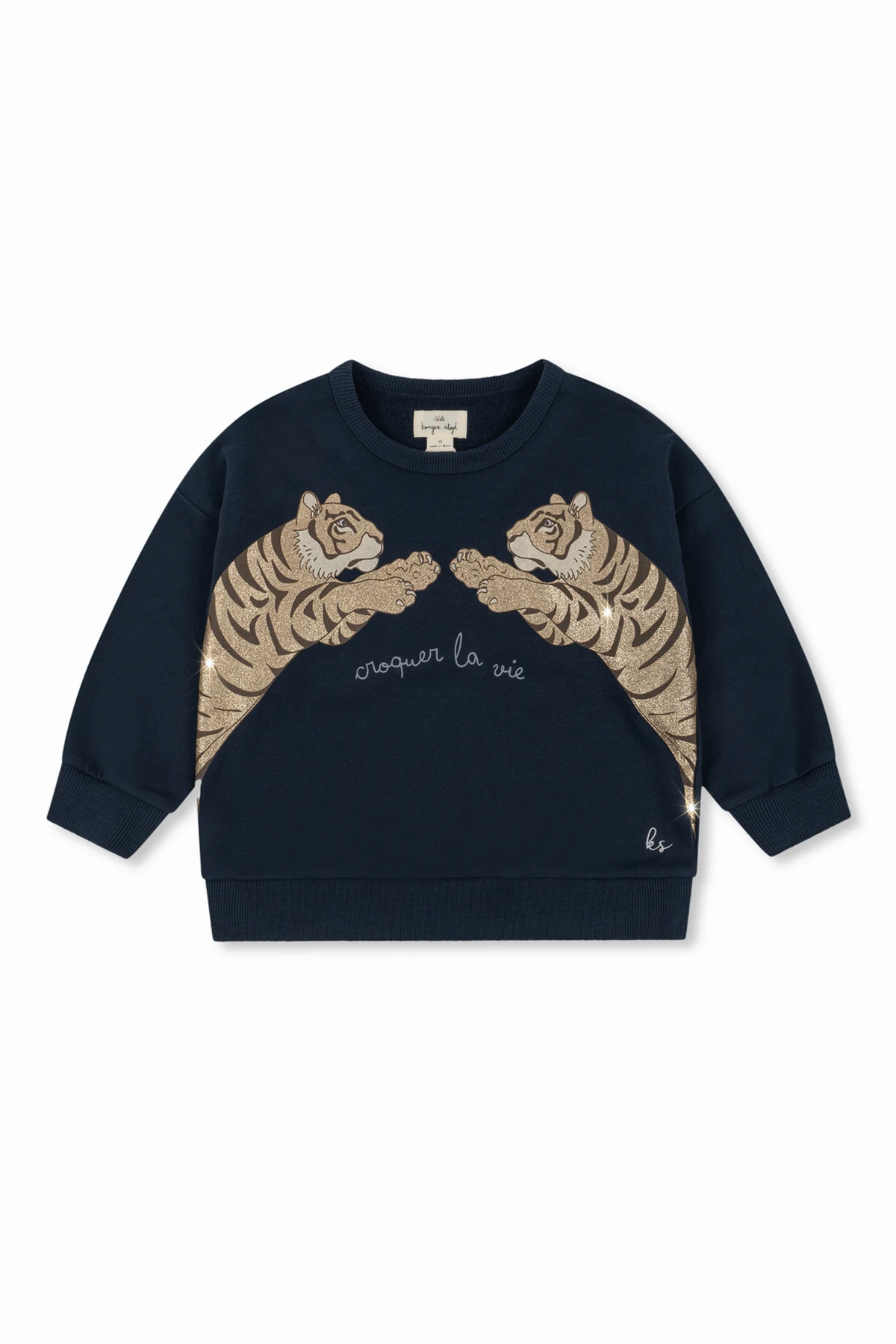 Sweatshirt with animal print