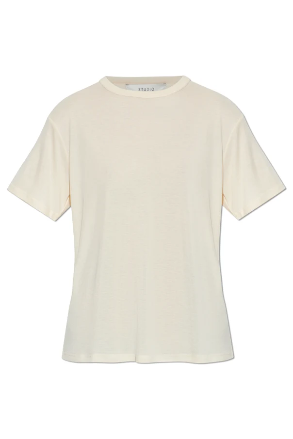 BEIGE T-Shirt ‘Rond’
