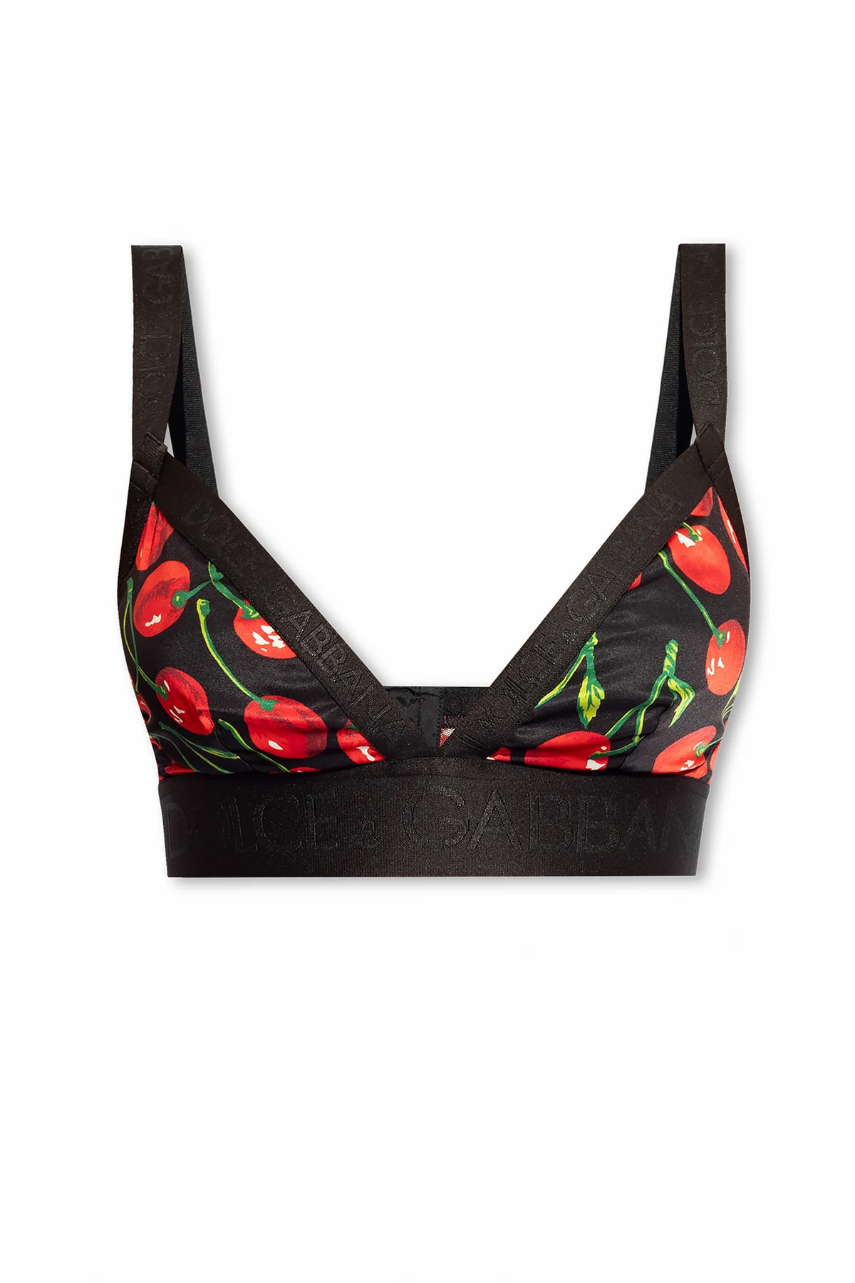 Jedwabny biustonosz z nadrukiem