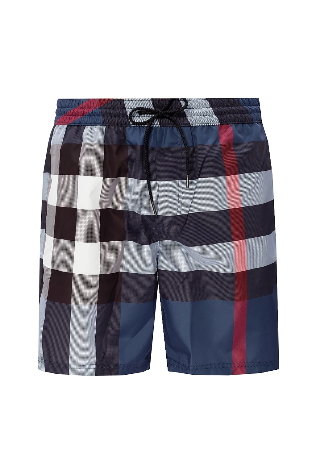 Checked swim shorts