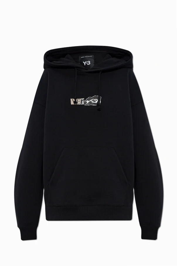 BLACK Sweatshirt with logo print