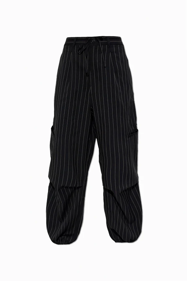 BLACK Pinstripe pants