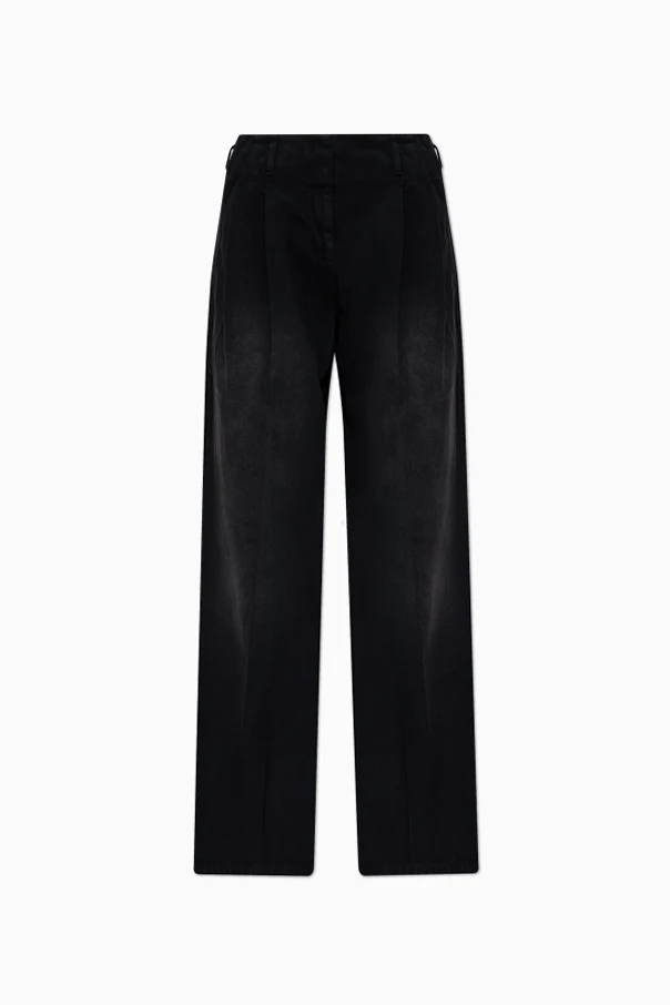 BLACK Wide-leg pants