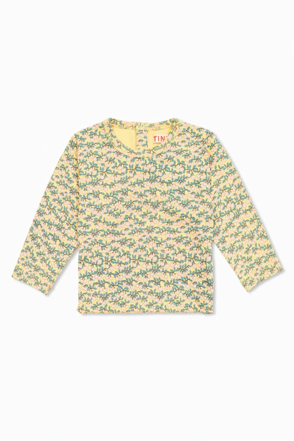 GELB Sweatshirt mit Muster