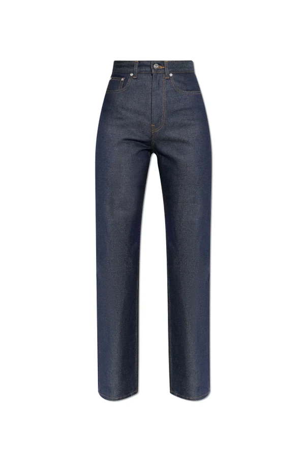 MARINEBLAU Jeans im 'Straight'-Schnitt