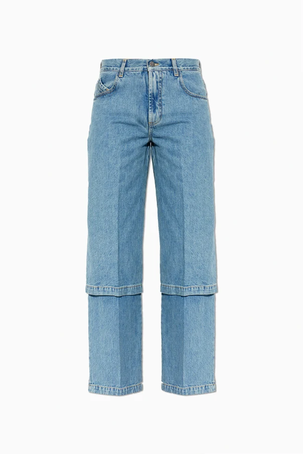 BLAU Jeans mit weit geschnittenen Beinen