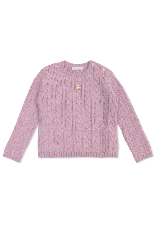 PURPLE Sweater with logo
