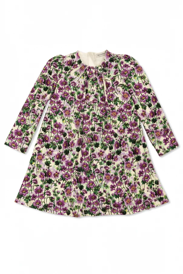 PURPLE Set with a floral pattern