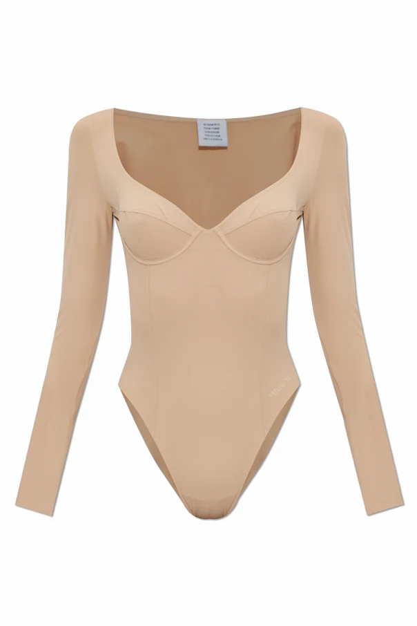 BEIGE Body mit langen Ärmeln