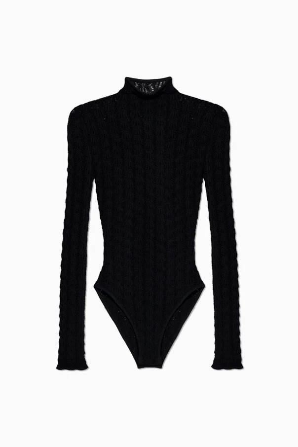 CZARNY Body ze stójką