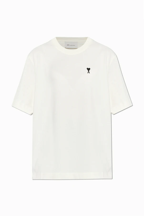 CREME T-Shirt mit Aufdruck