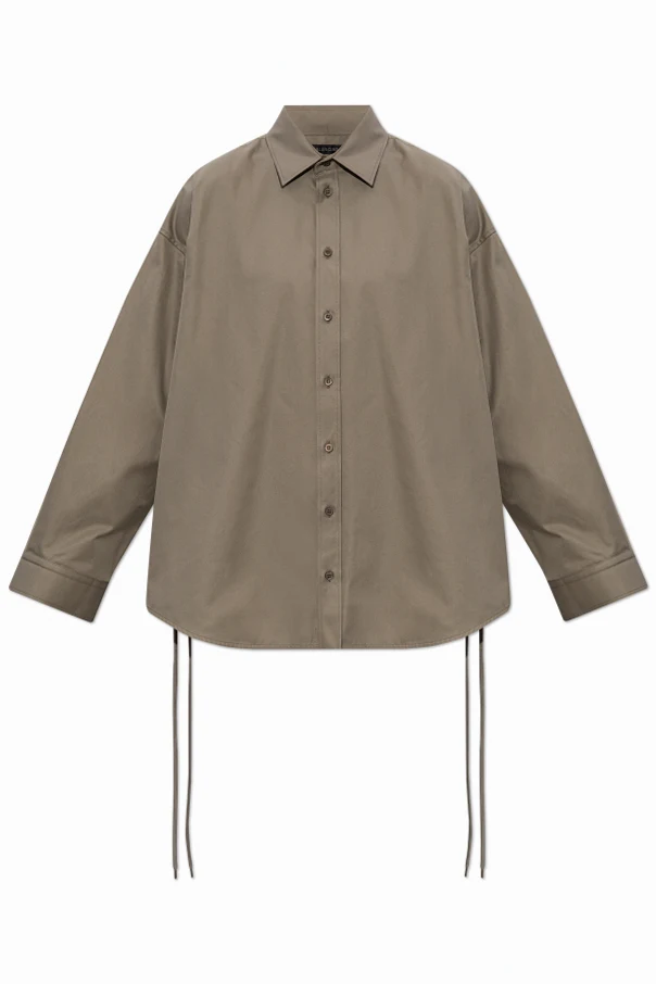 ZIELONY Koszula o kroju oversize