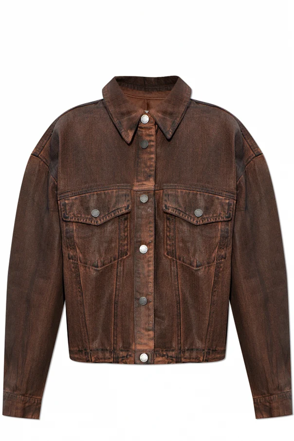 BRĄZOWY Jeansowa kurtka ‘Gzcellie’