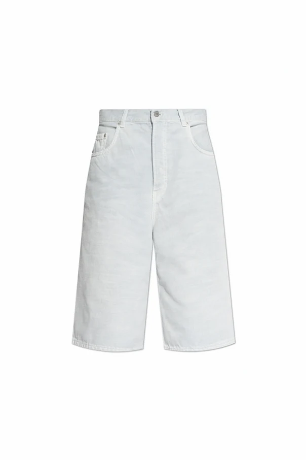 light blue "New Becky" denim shorts