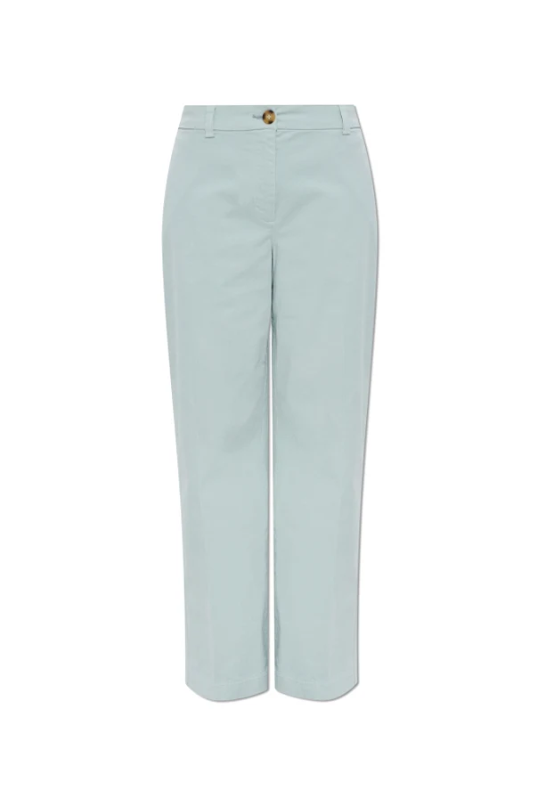 light blue Straight-leg pants