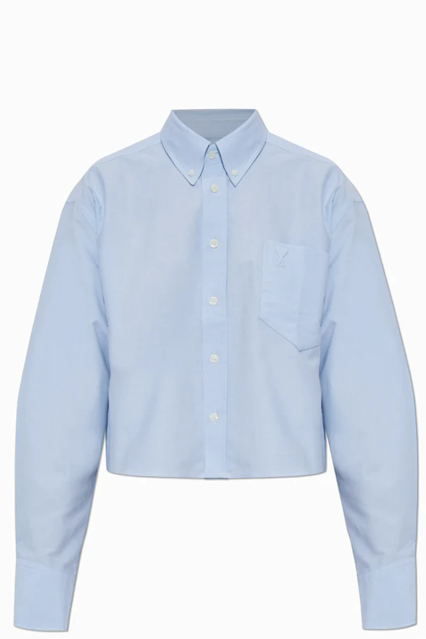 HELLBLAU Oversize-Hemd mit Tasche