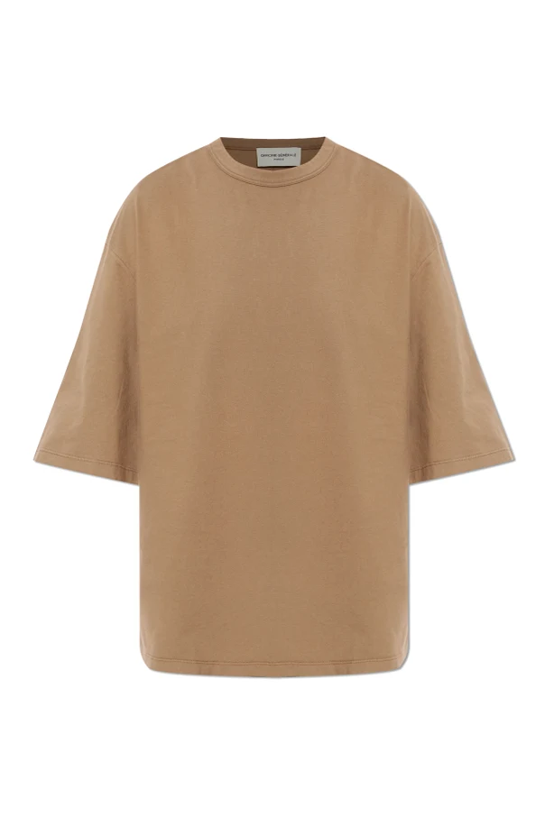 BRĄZOWY T-shirt ‘Riham’