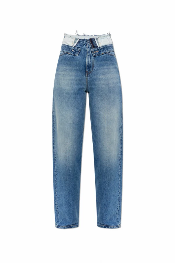 BLUE Straight-leg jeans