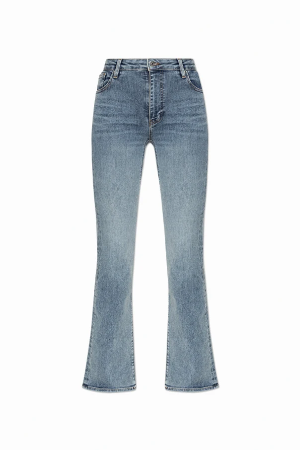 BLAU Jeans mit ausgestelltem Bein