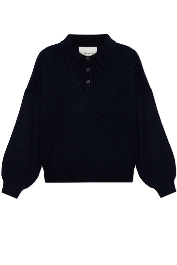 GRANATOWY Polo `Etta`