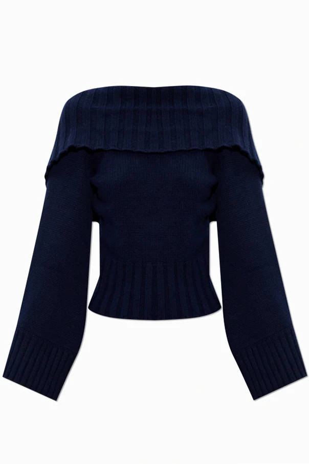 GRANATOWY Sweter `Milika`