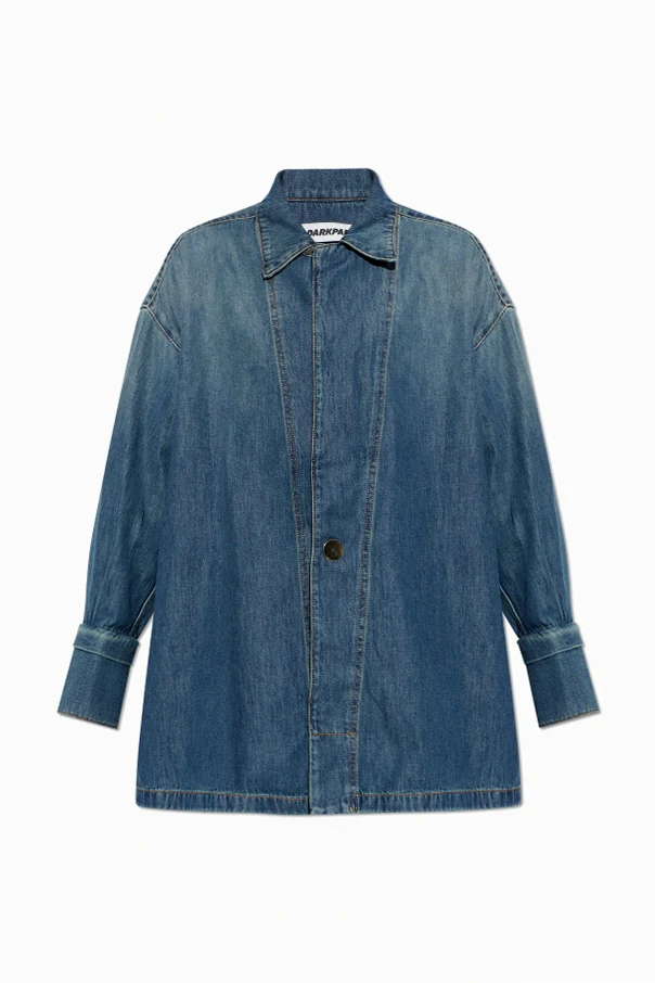 NAVY BLUE ‘Jodie’ denim shirt