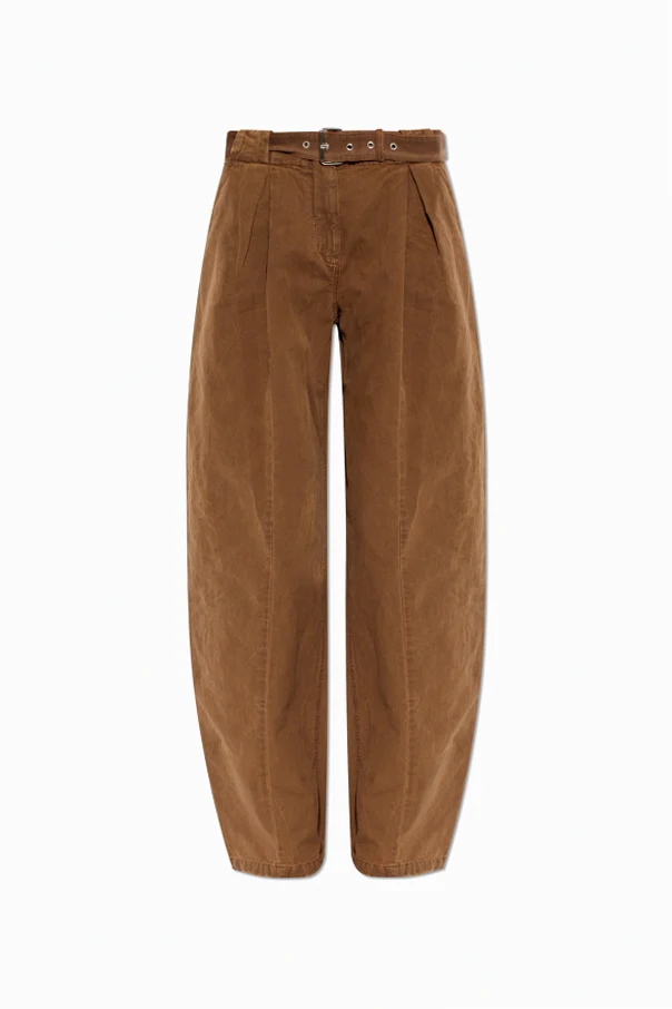 BRAUN Weit geschnittene Hose mit Gürtel