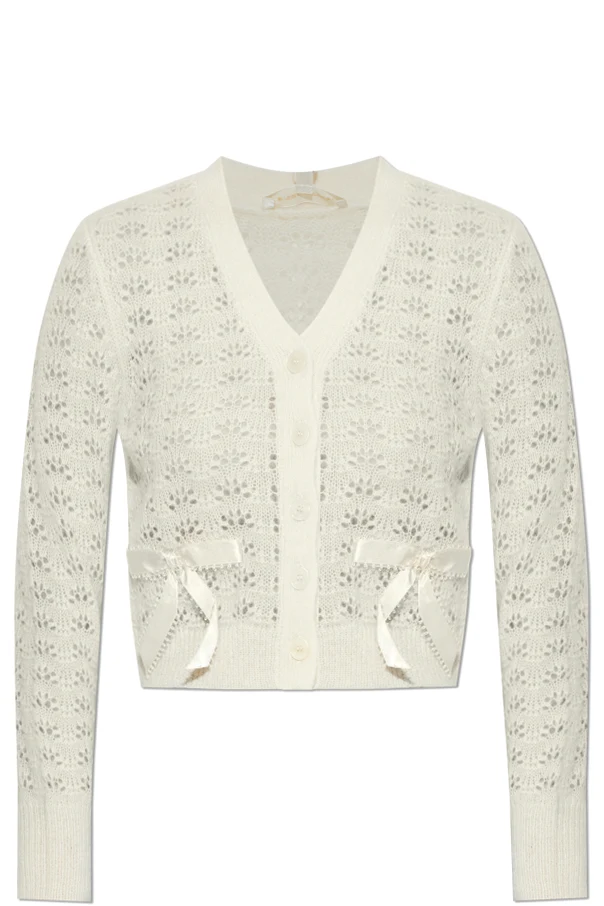cream "Lilly" cardigan