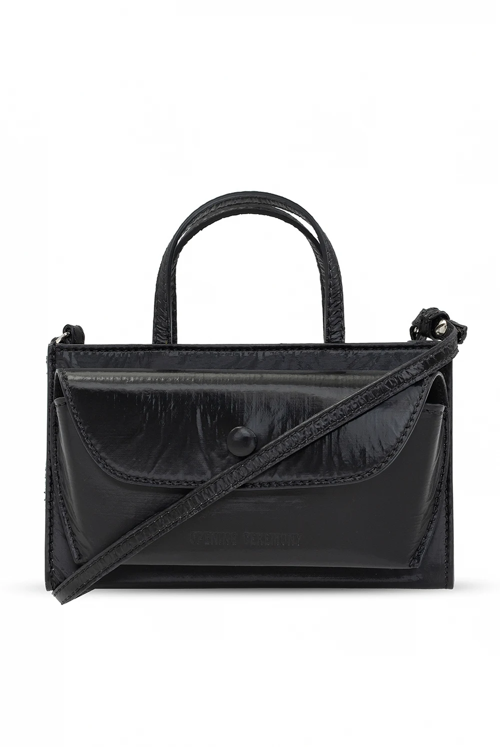 Shoulder bag with logo