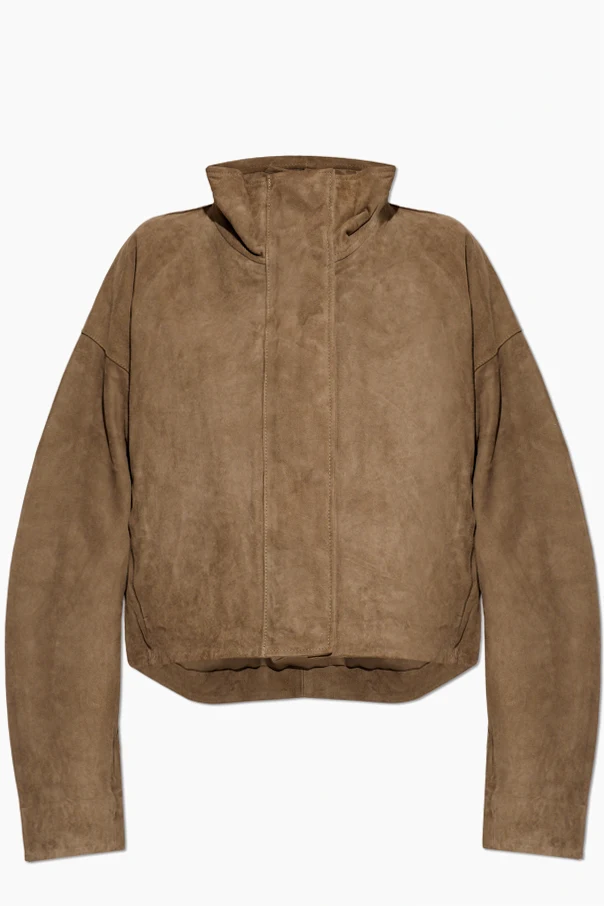 BROWN "Ryder" suede jacket
