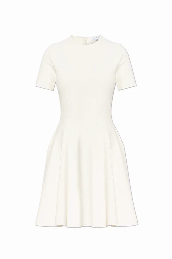 CREME Kleid mit dekorativen Nähten