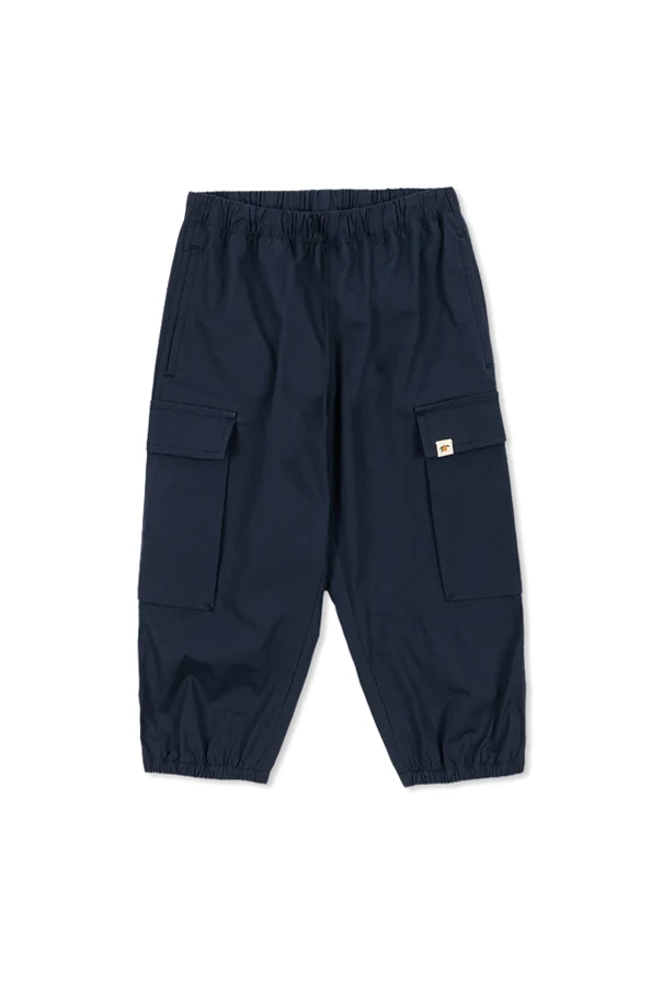 NAVY BLUE Trousers with pockets