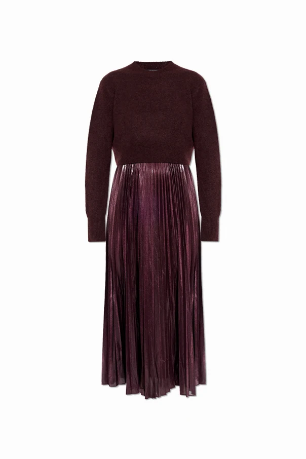 BURGUNDY 'Spark' dress