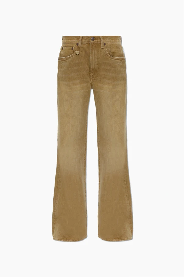 BROWN Flared-leg jeans