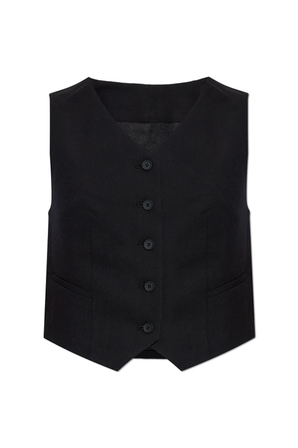 SCHWARZ Weste ‚Aleida‘