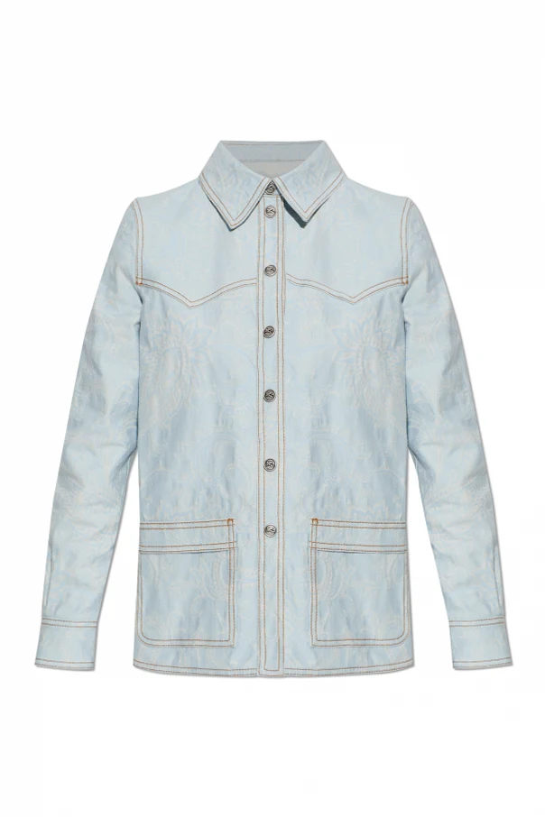 HELLBLAU Jeanshemd mit Taschen