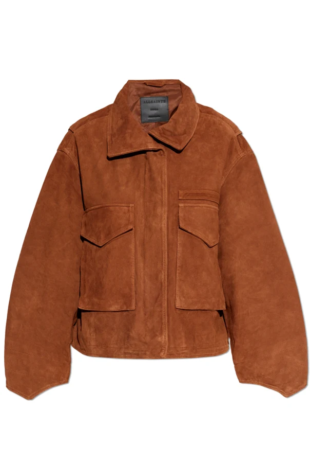 BROWN Suede jacket "Clay"